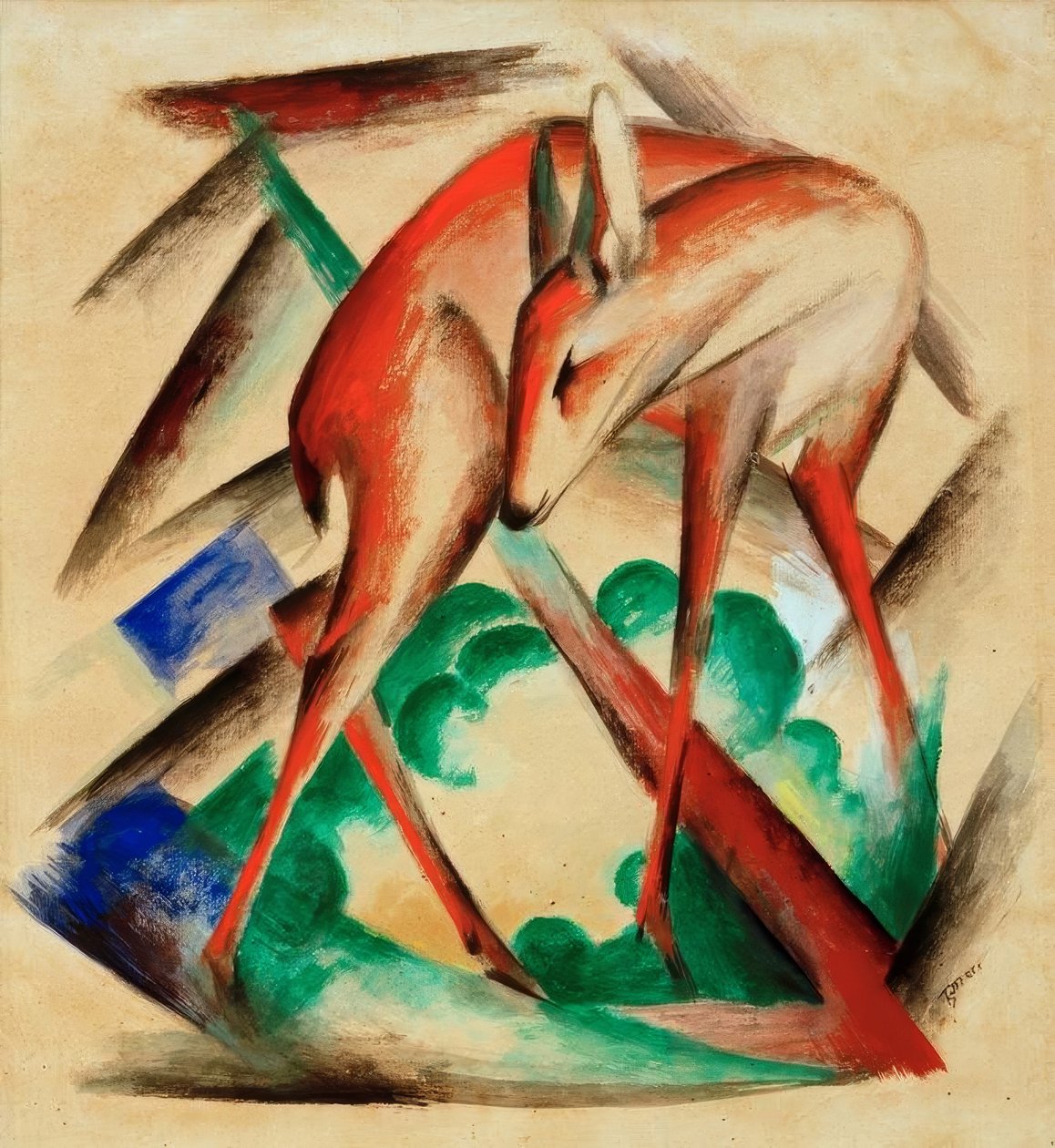 Rådyr av Franz Marc