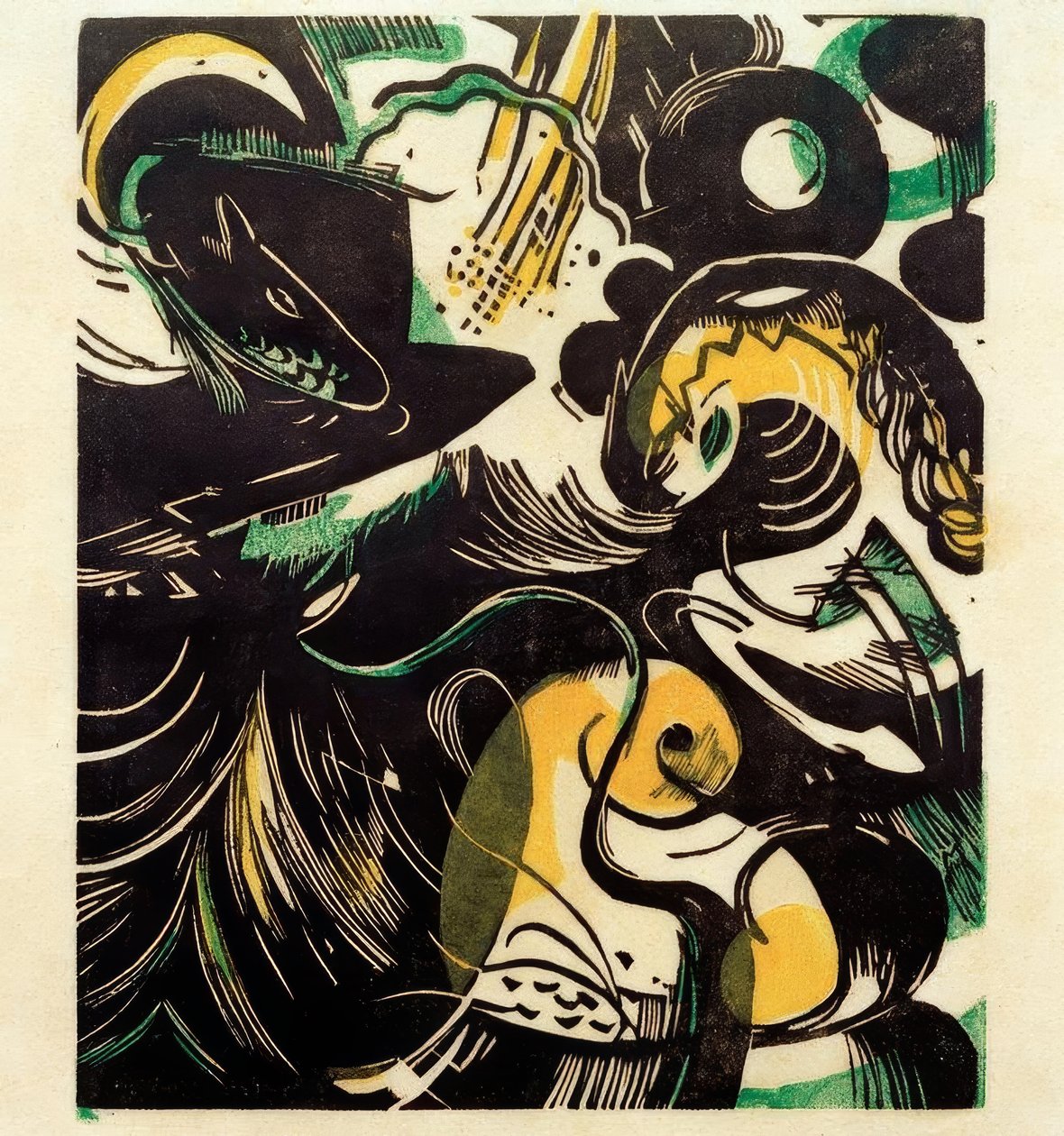 Skapelseshistorie II av Franz Marc