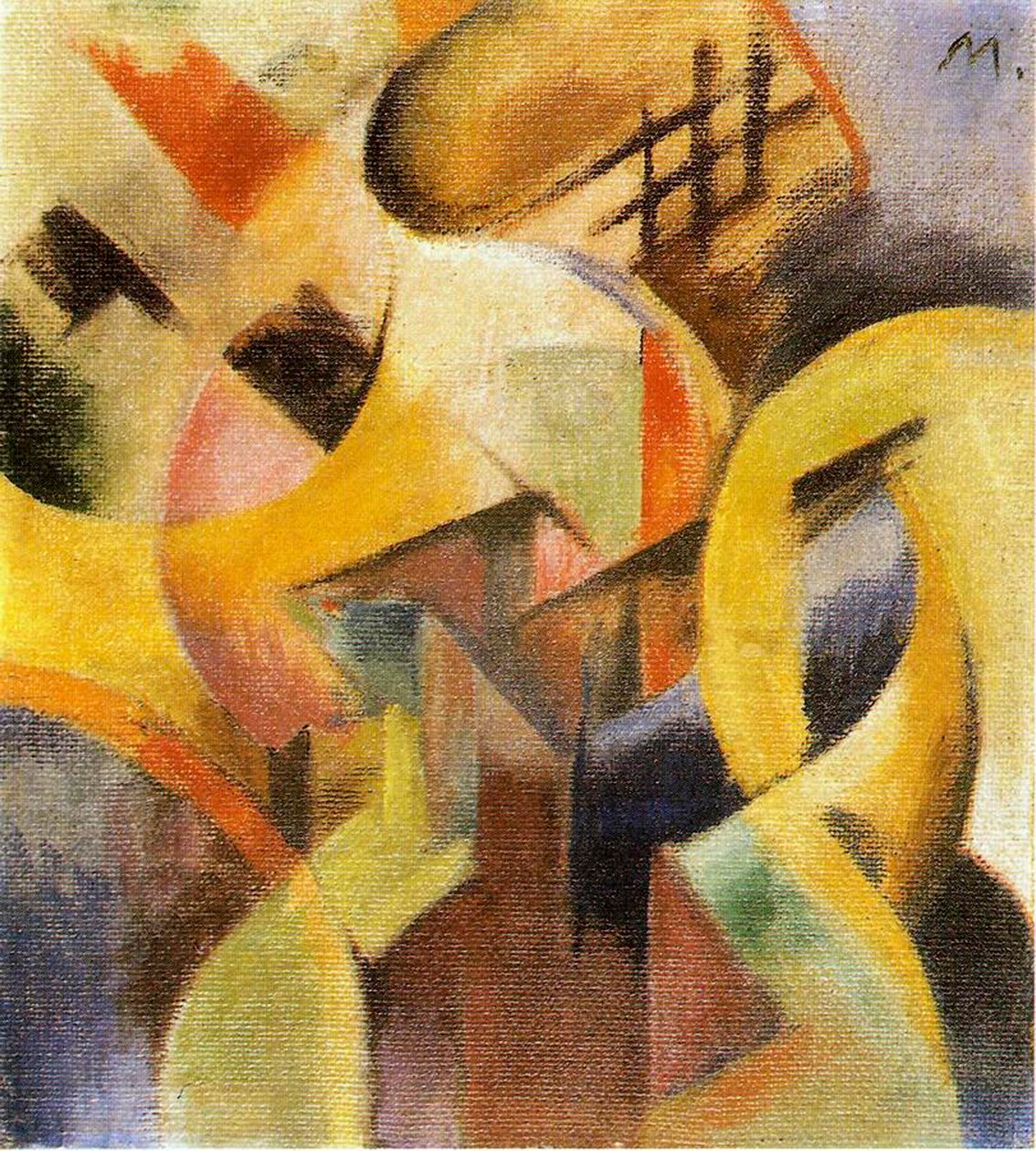 Liten komposisjon I, 1913 av Franz Marc