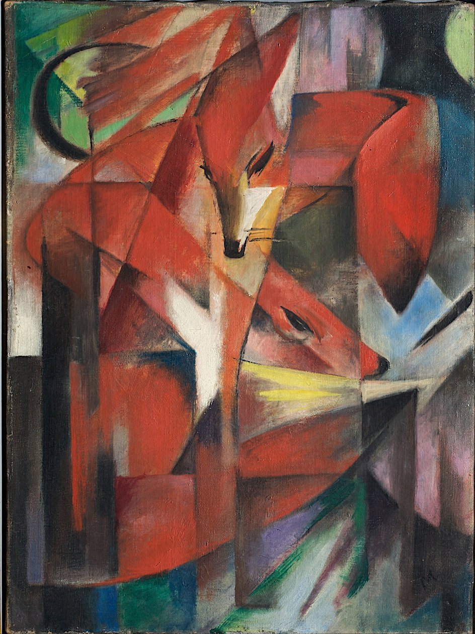 The Fox, 1913 av Franz Marc