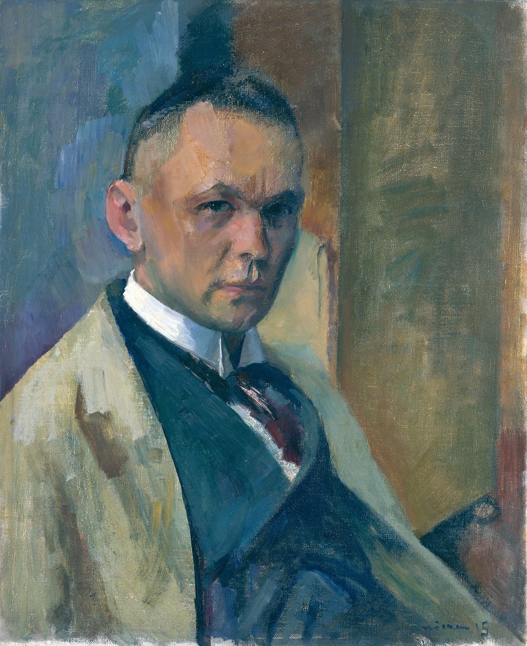 Selvportrett av Franz Nolken