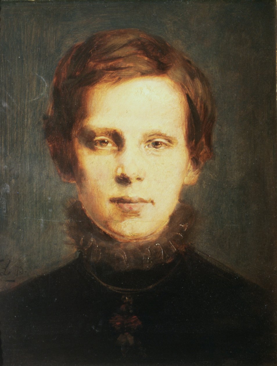 Kronprins Rudolf, 1873 (olje på tre) av Franz Seraph von Lenbach