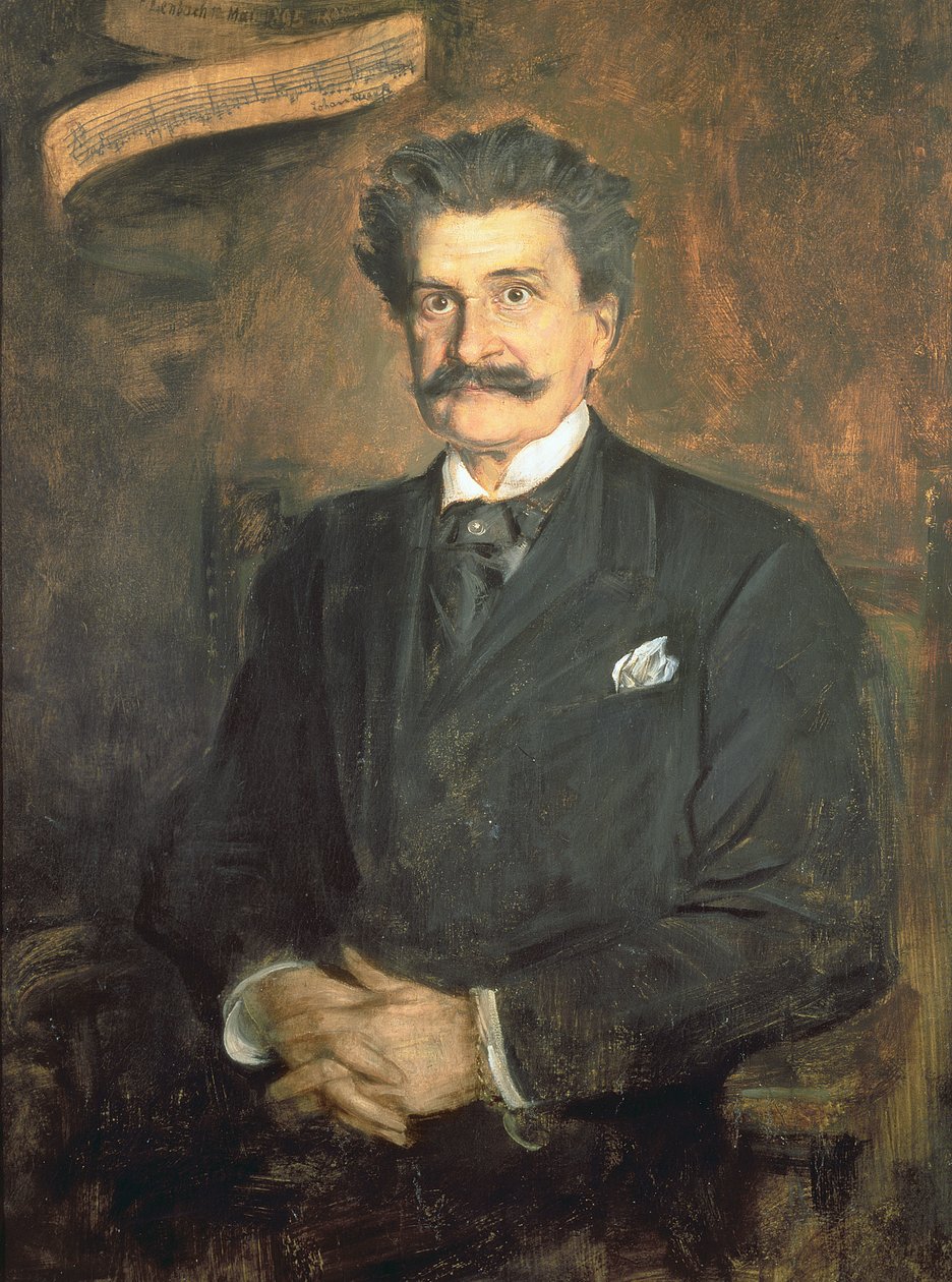 Johann Strauss den yngre, 1895 av Franz Seraph von Lenbach