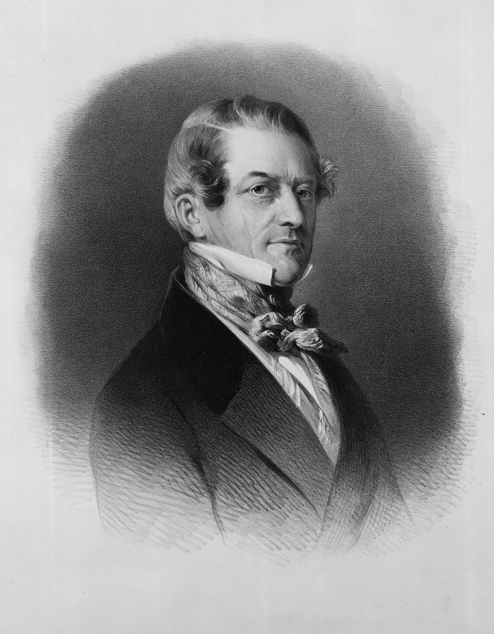 Christian Friedrich, Baron Stockmar, gravert av Thomas Fairland av Franz Xaver Winterhalter