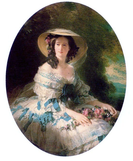Eugénie fra Montijo av Franz Xaver Winterhalter