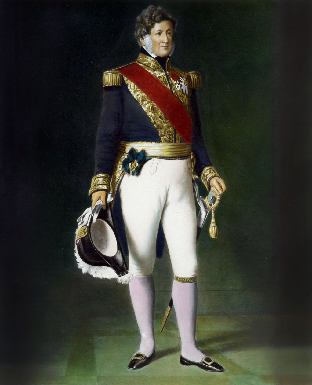 Kong Louis-Philippe olje på lerret av Franz Xaver Winterhalter