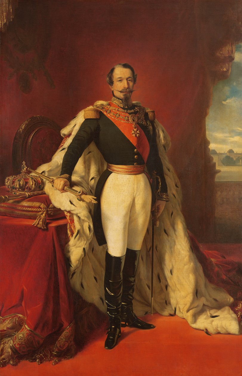 Portrett av Napoleon III (1808-73) keiser av Frankrike av Franz Xaver Winterhalter