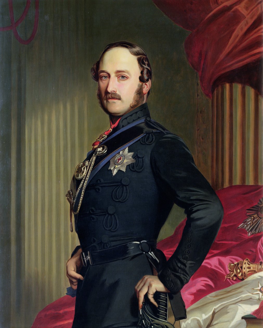Portrett av prins Albert (1819-61) 1859 av Franz Xaver Winterhalter