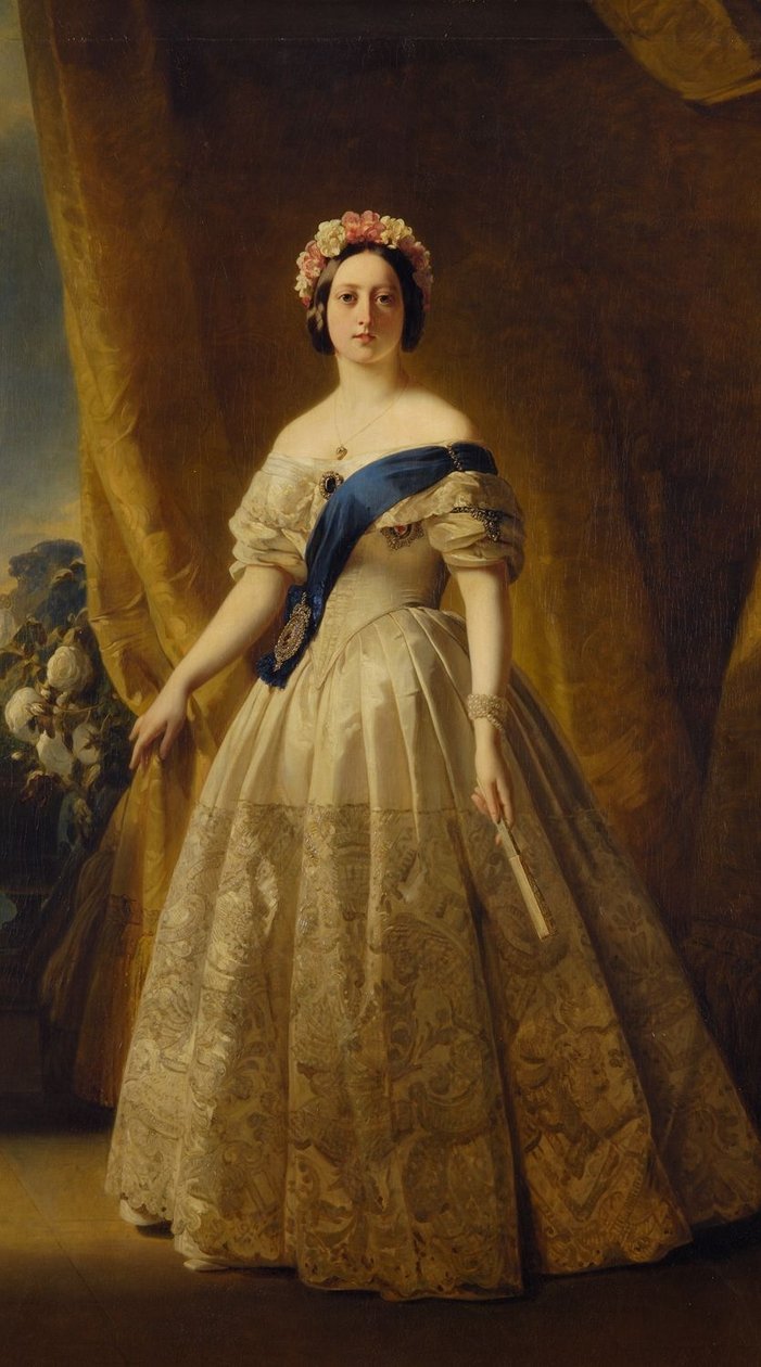 Portrett av Victoria i Storbritannia av Franz Xaver Winterhalter