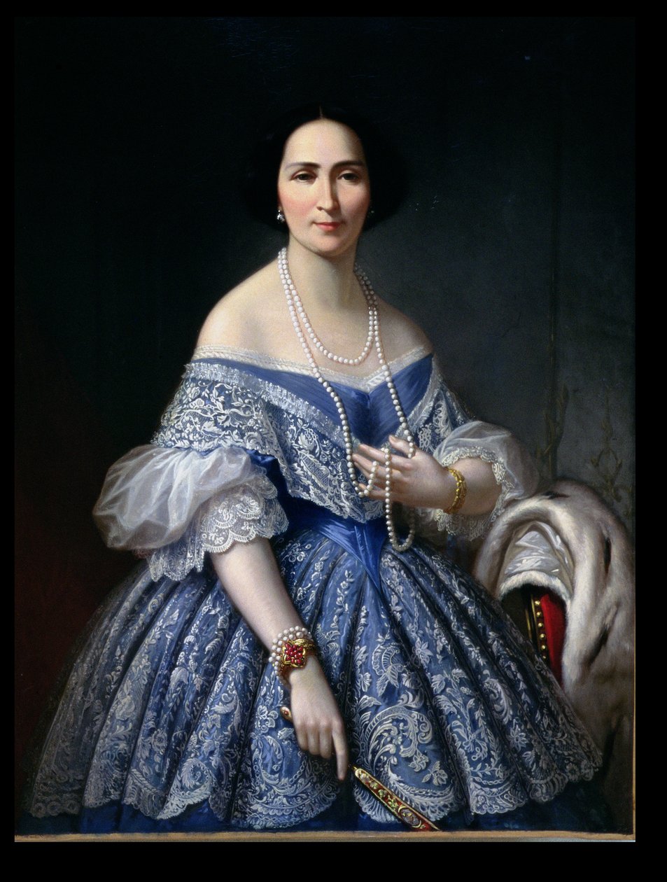 Portrett av en kvinne av Franz Xaver Winterhalter