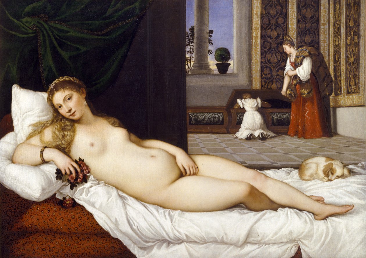 Venus von Urbino av Franz Seraph von Lenbach