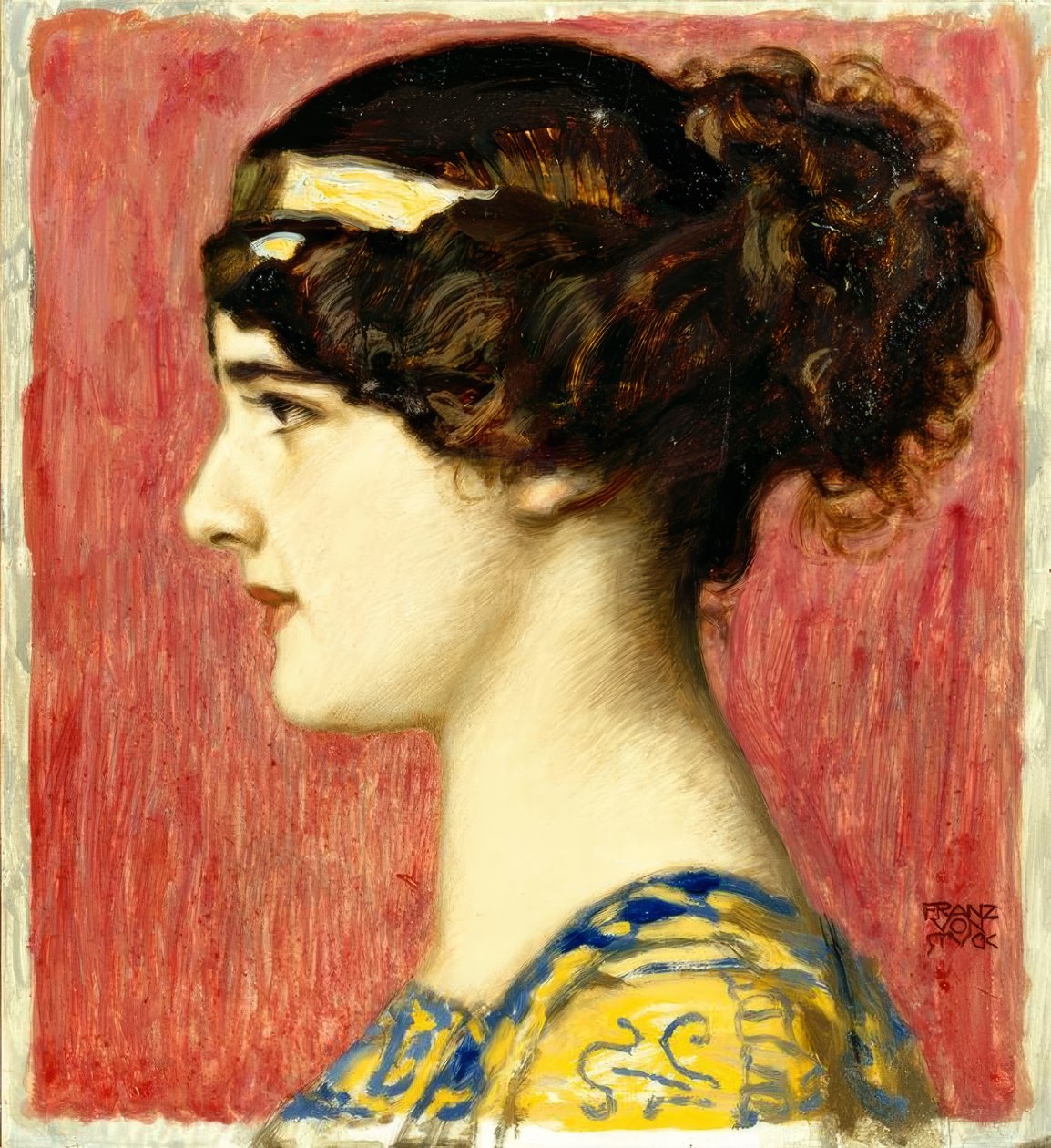 Franz von. Stuck, Mary som en greker av Franz von Stuck