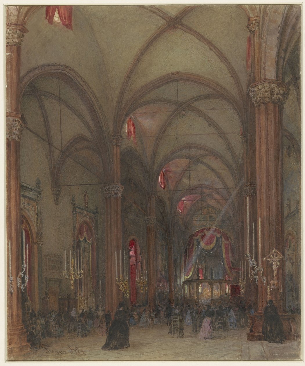 Interiøret i Duomo i Verona av Franz Alt