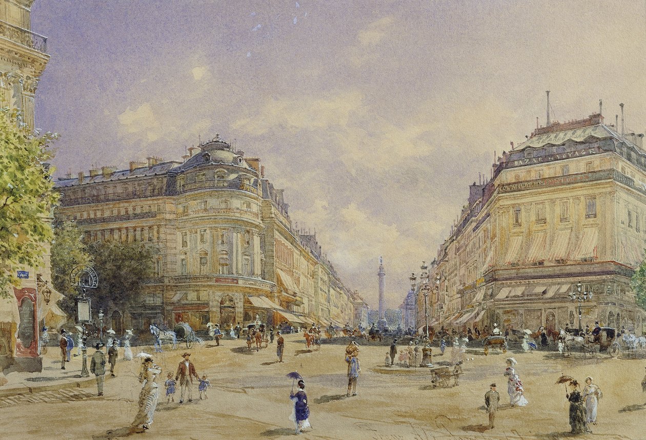 Rue de la Paix, Paris, 1886 av Franz Alt