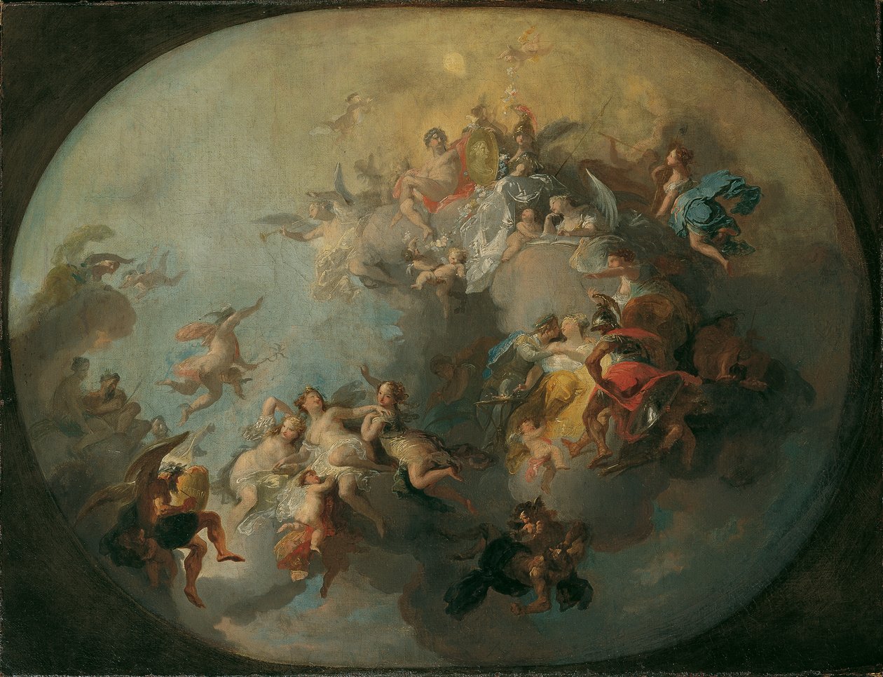 Allegori om et kongelig ekteskap av Franz Anton Maulbertsch