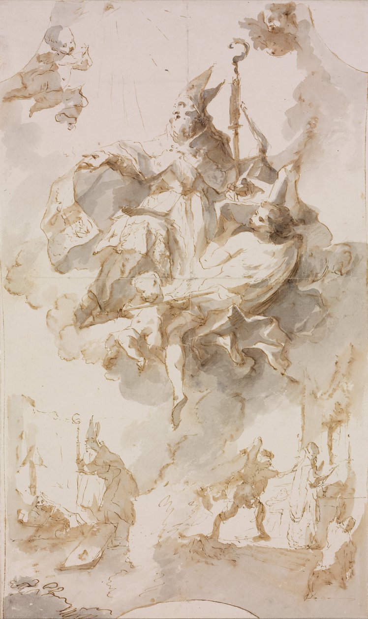 Sankt Stanislauss apoteose av Franz Anton Maulbertsch