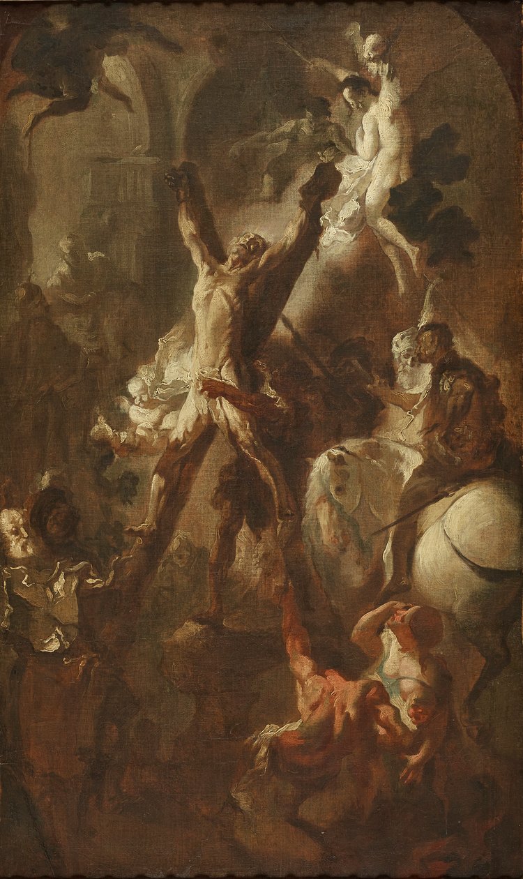 Martyrdommen til Saint Andrew av Franz Anton Maulbertsch