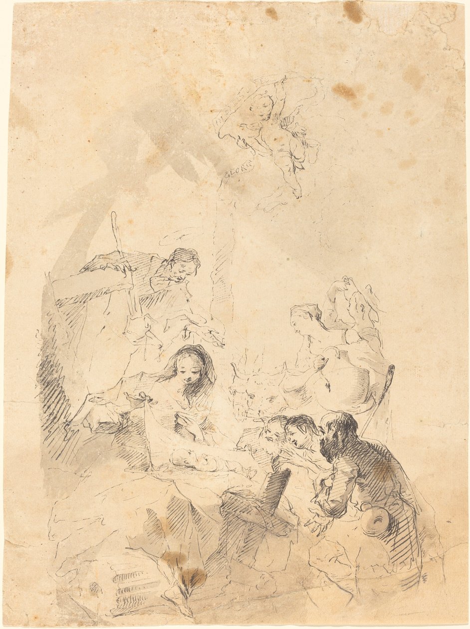 Hyrdenes tilbedelse av Franz Anton Maulbertsch