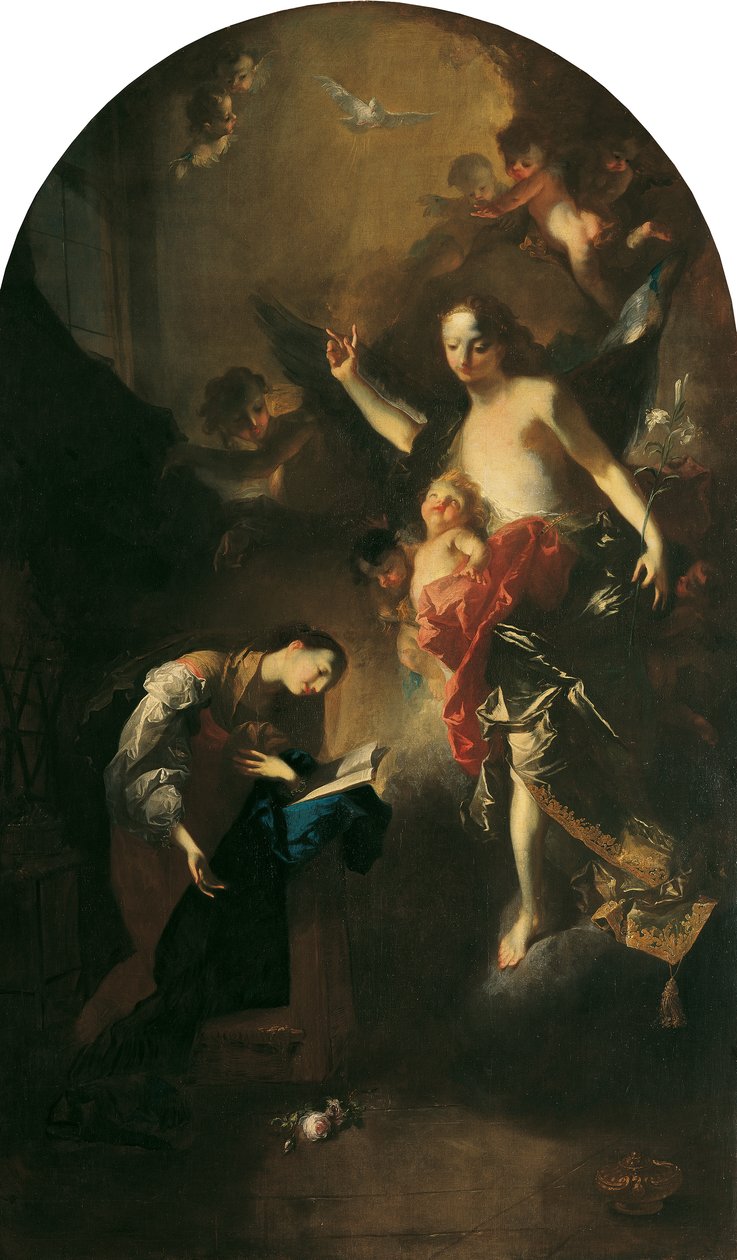 Kunngjøring til Mary av Franz Anton Maulbertsch