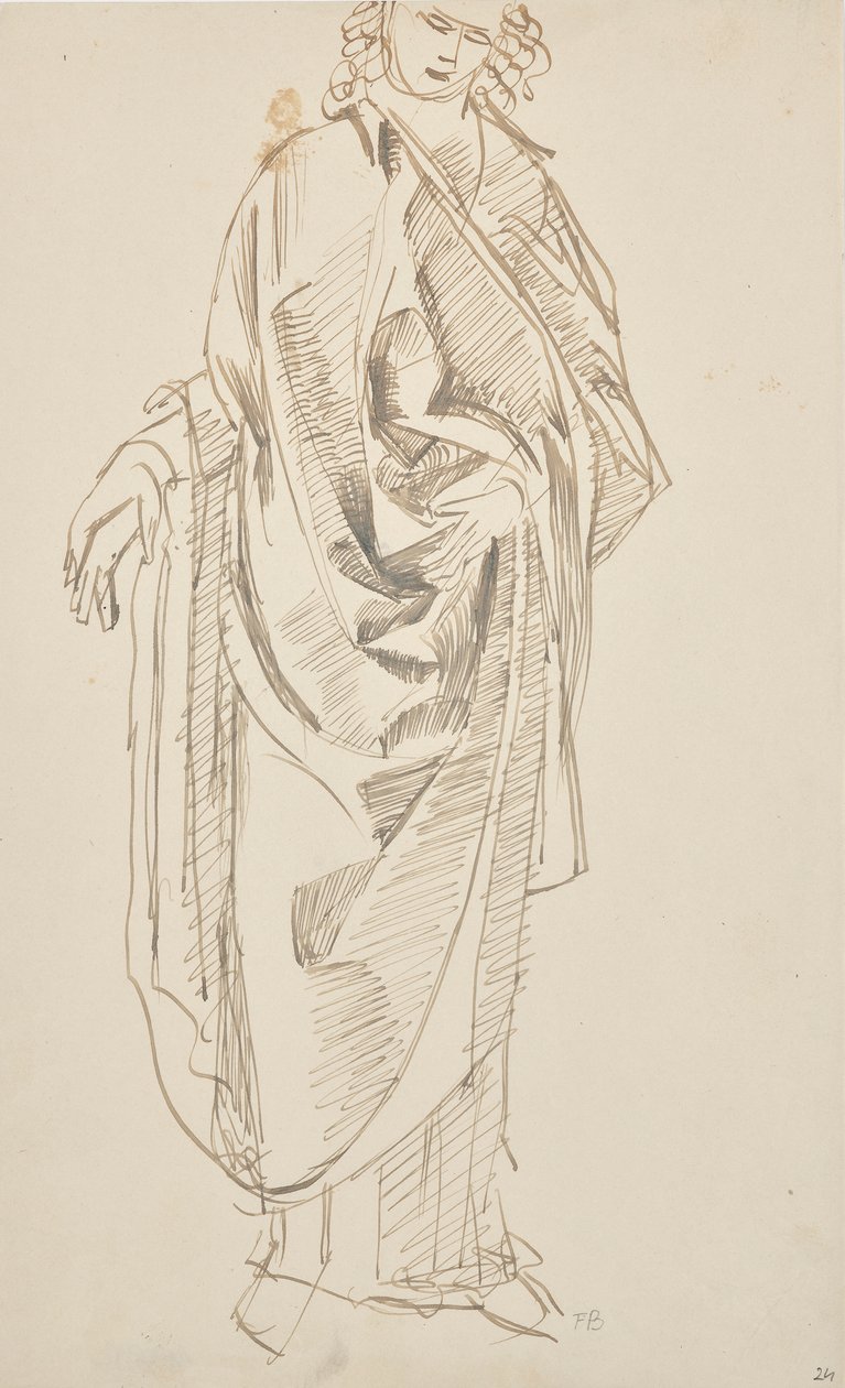 Studie av St. John av Franz Barwig d. Ä.