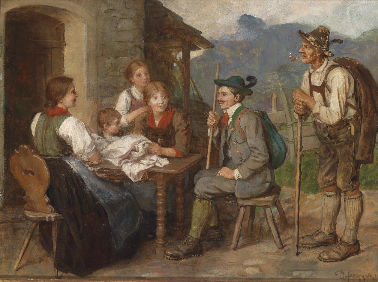 Salon-Tiroler av Franz Defregger