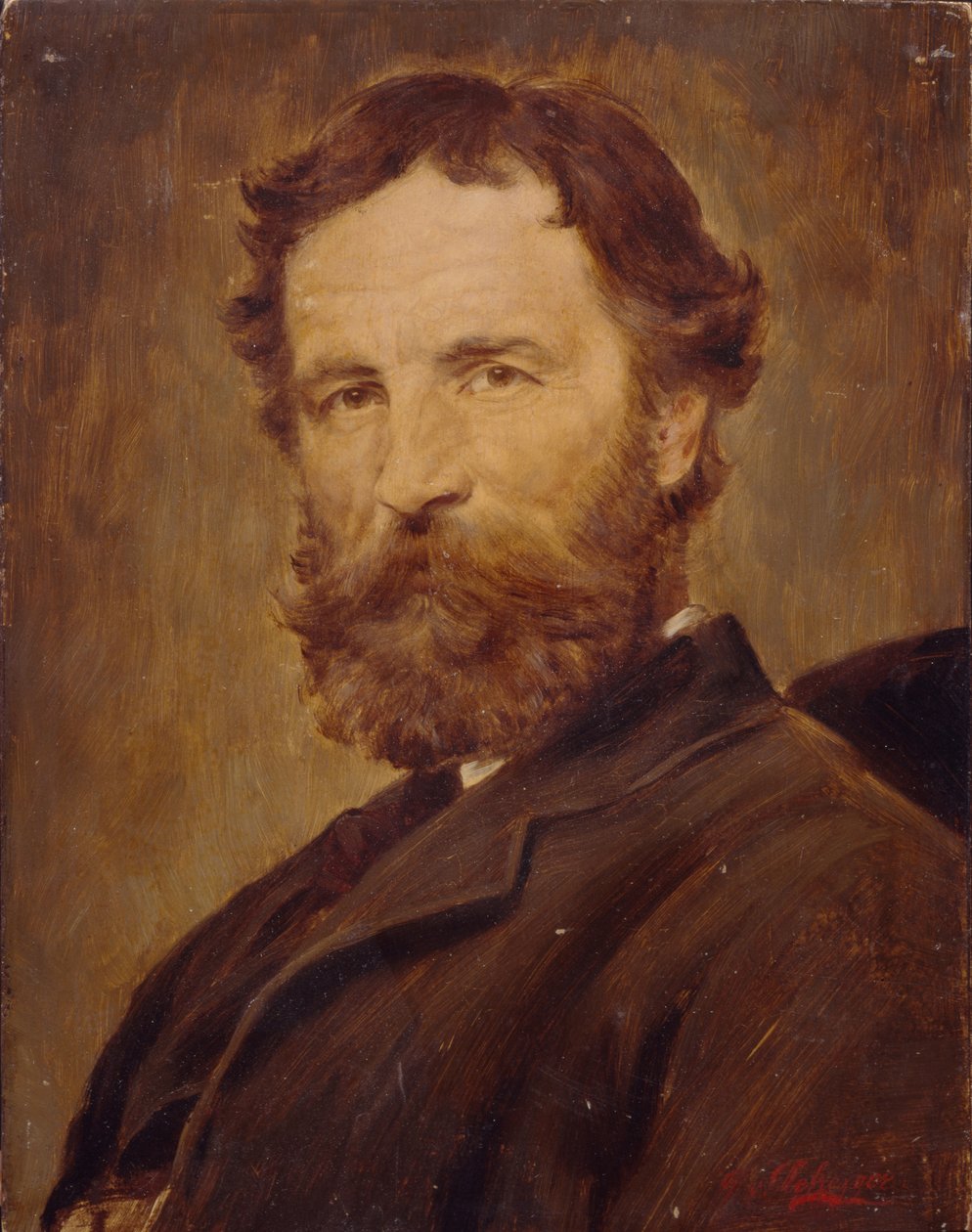 Selvportrett av Franz Defregger von