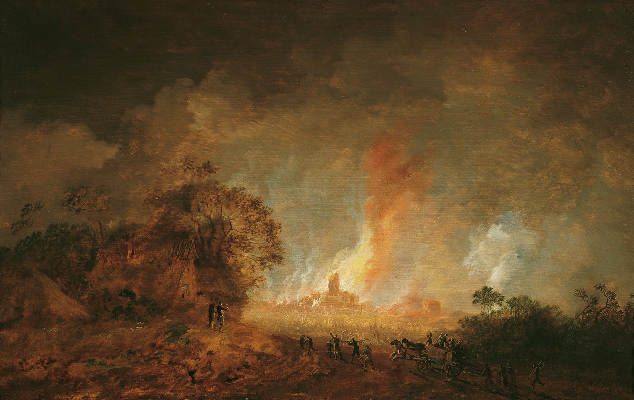 Flott nattbrann av Franz Edmund Weirotter