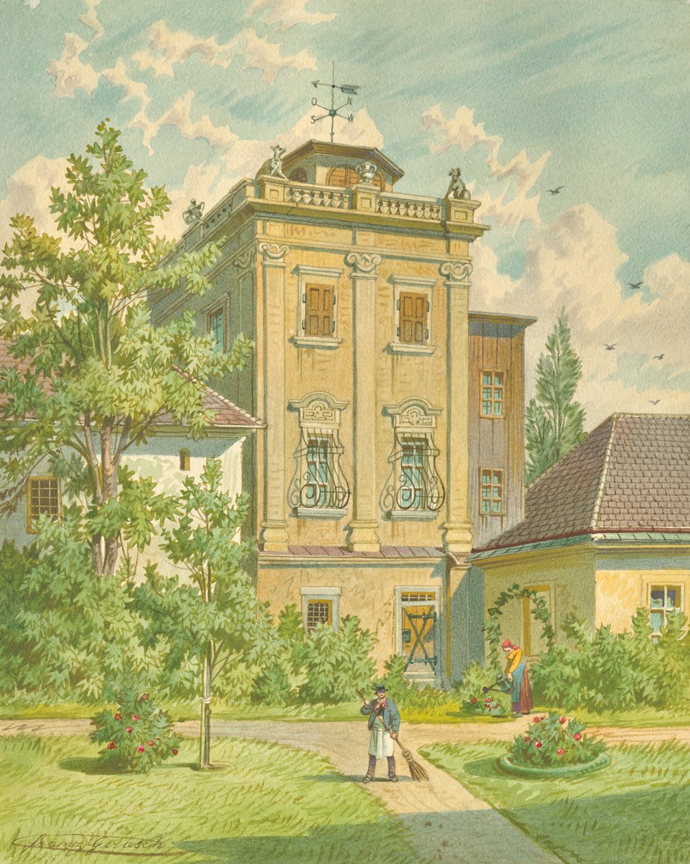 Den gamle Hundsturm i det 5. distriktet i Wien av Franz Gerasch