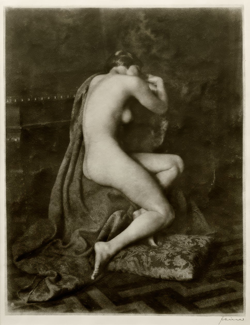 Kvinne naken, ca.1925 av Franz Grainer