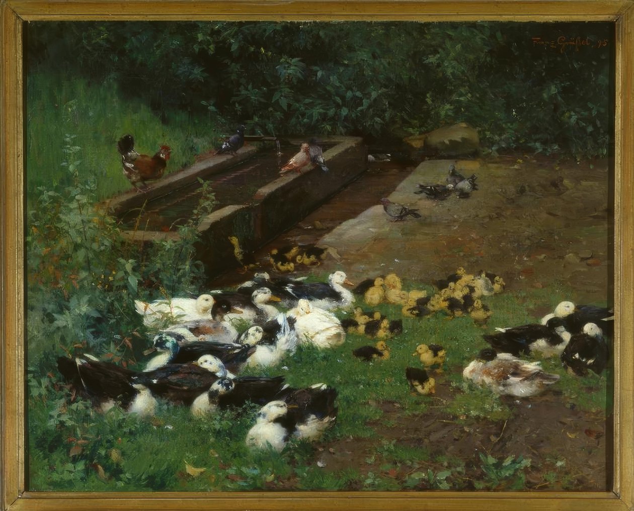 Entenfamilien av Franz Grassel