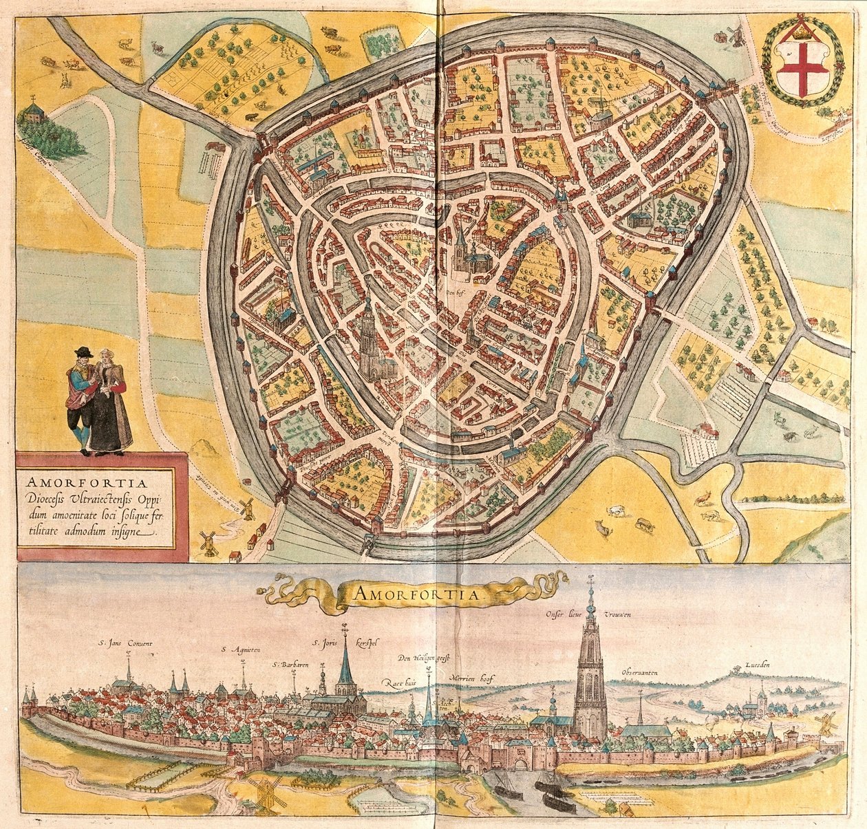 Amersfoort, Nederland av Franz Hogenberg