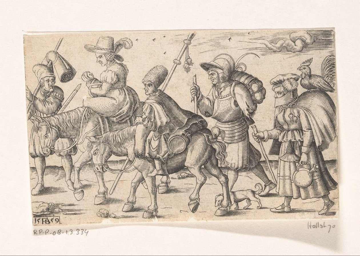 Soldater og markedsførere av Franz Isaac Brun