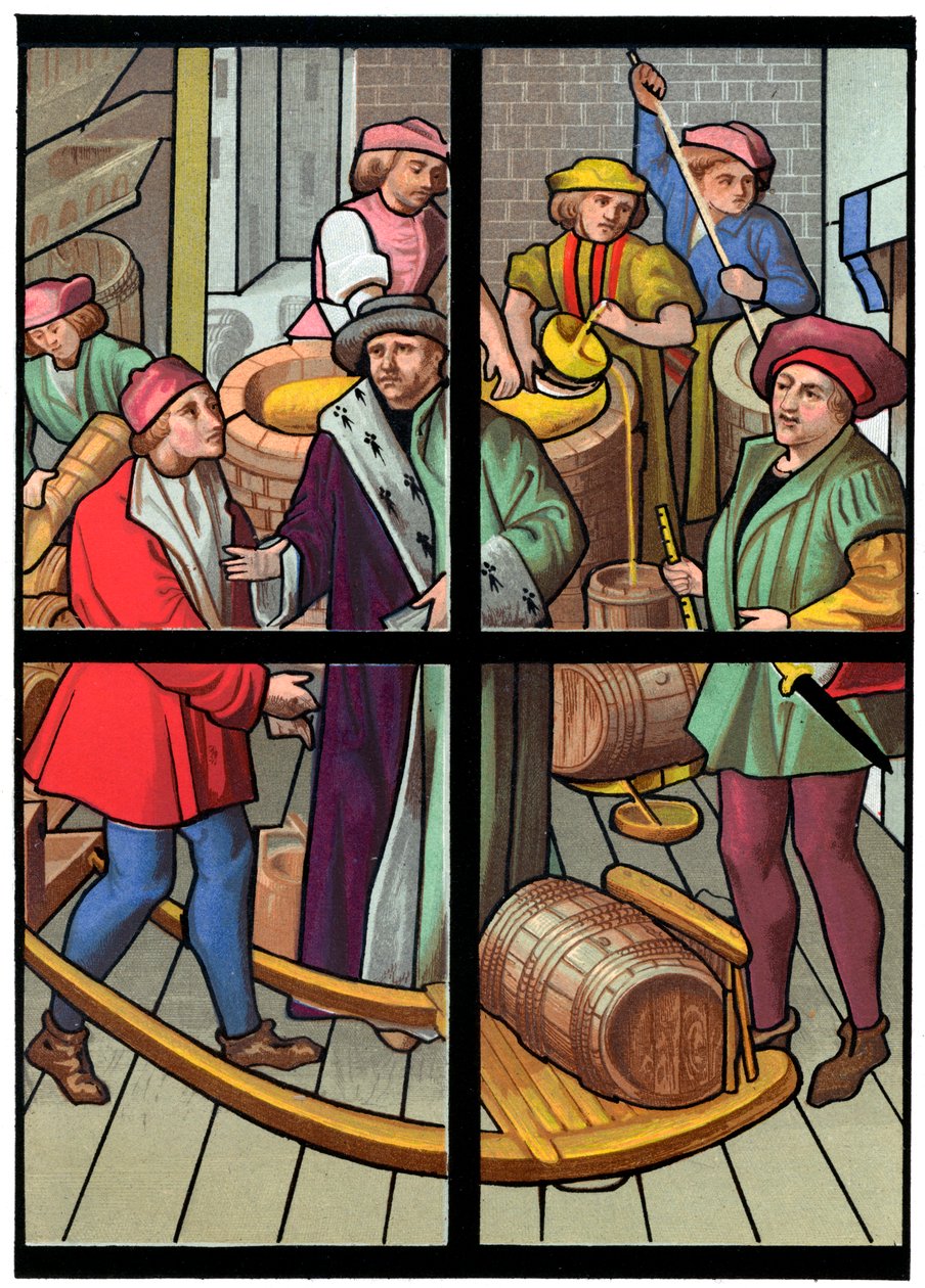 Et bryggeri, 1400-tallet 1849. av Franz Kellerhoven