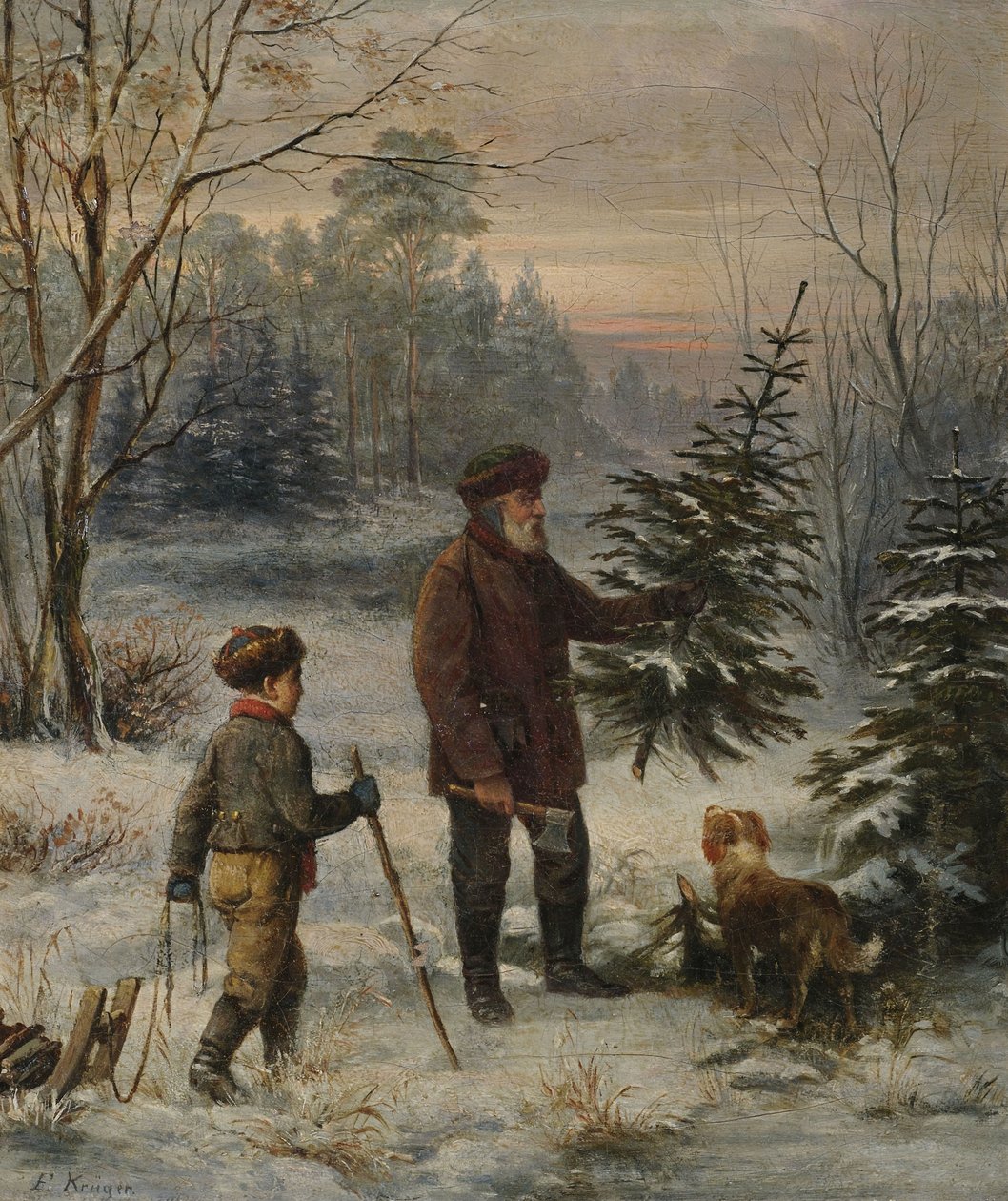 Før jul av Franz Krüger