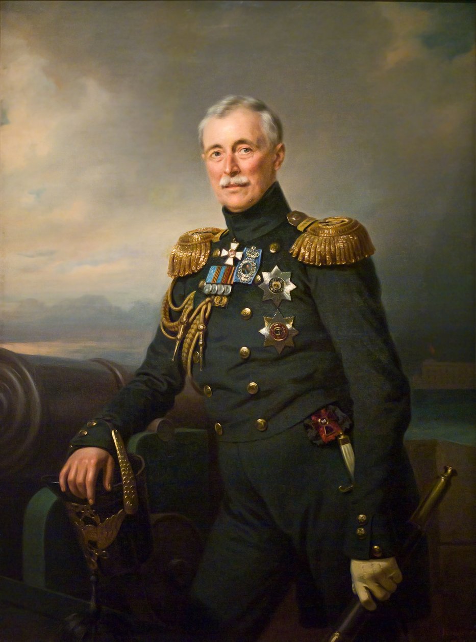 Prins Alexander Sergeyevich Menshikov 1787-1869, 1851 av Franz Krüger