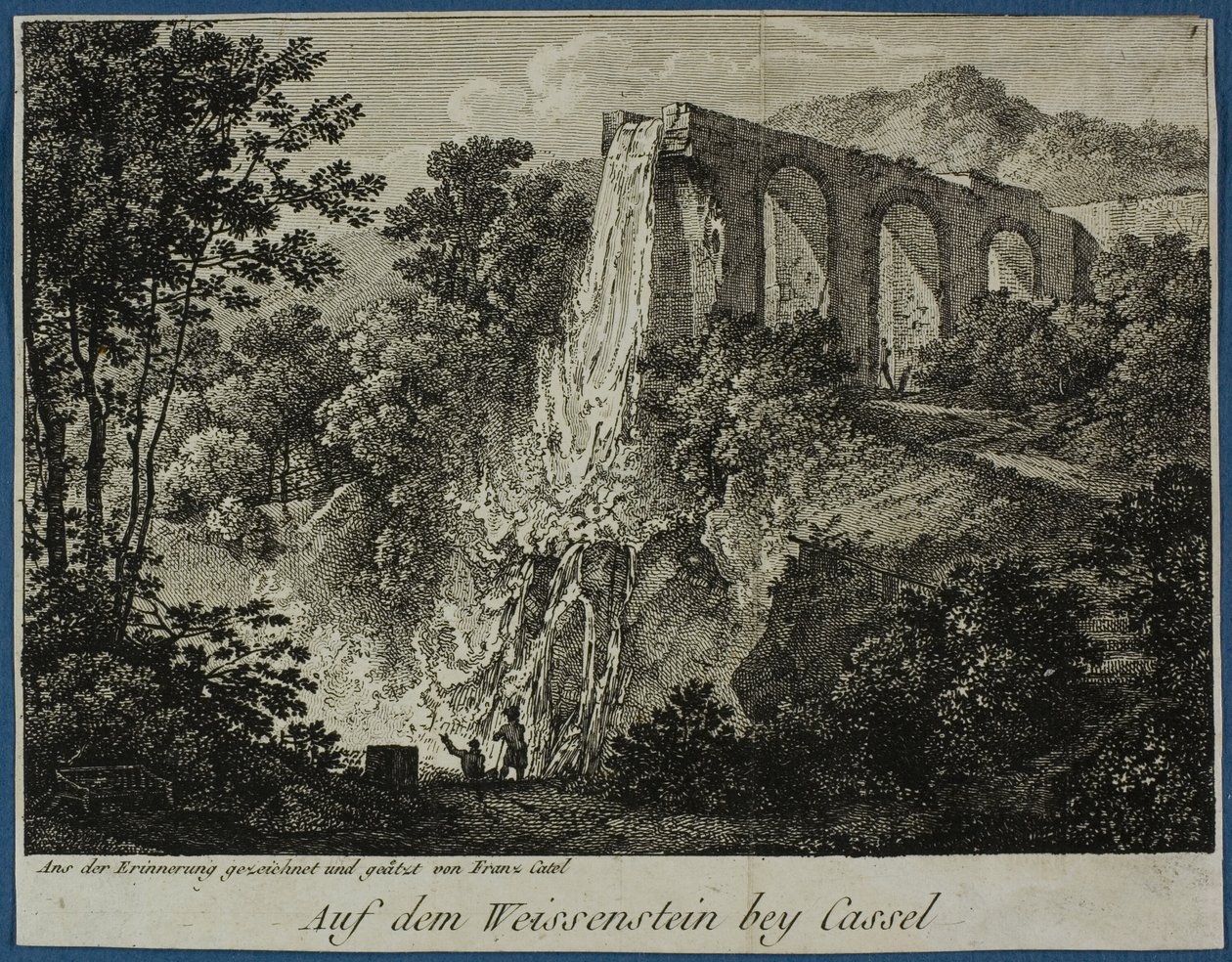Utsikt over Weissenstein nær Cassel av Franz Ludwig Catel