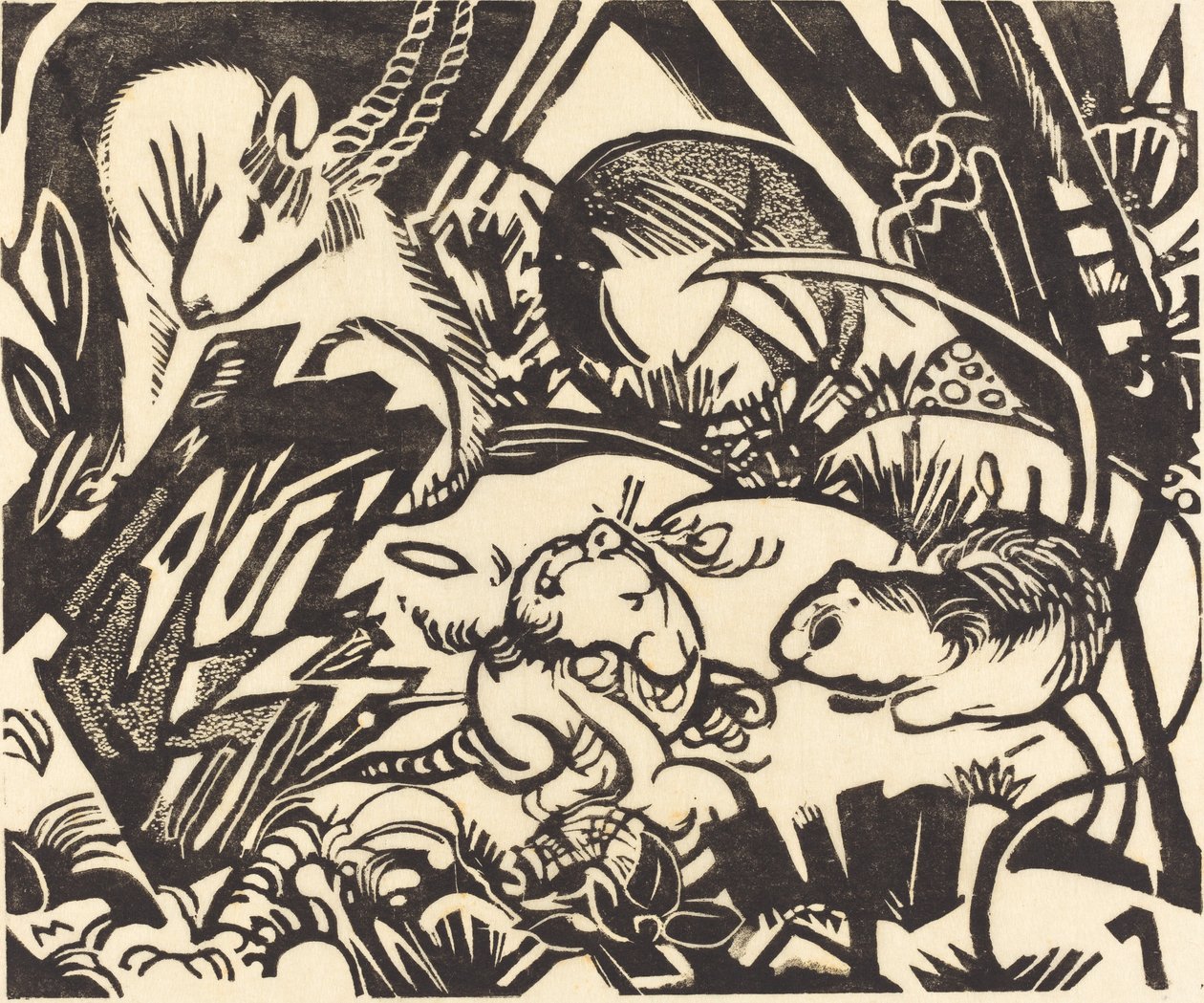 Animal Legend (Tier Legend) av Franz Marc