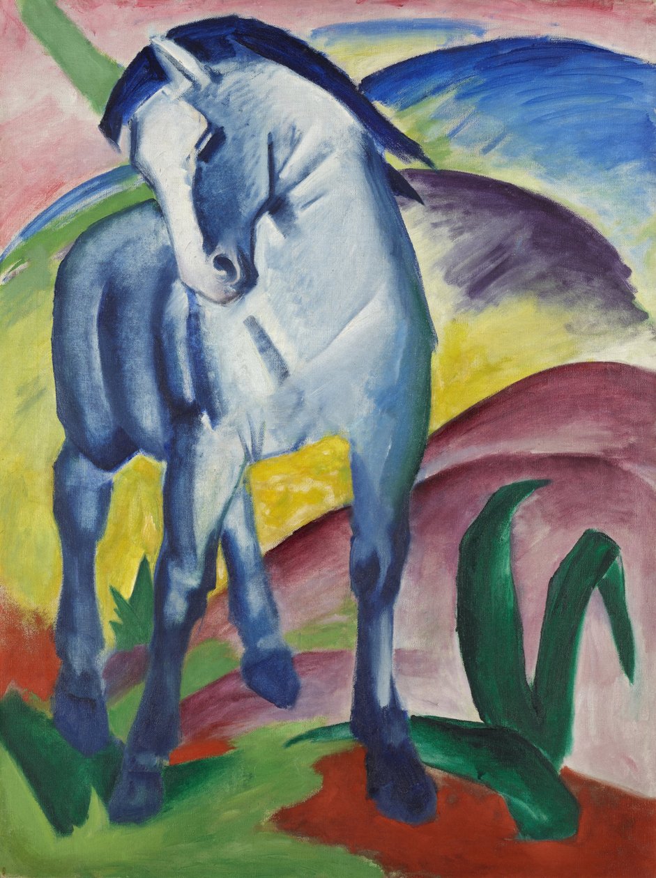 Blue Horse I av Franz Marc