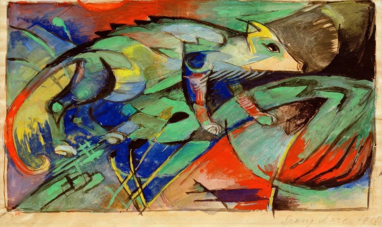 kameleon av Franz Marc