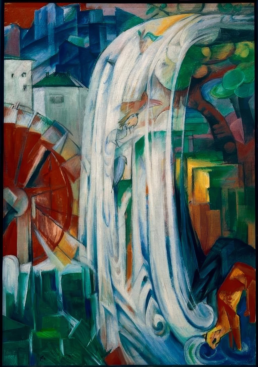Den fortryllede møllen av Franz Marc