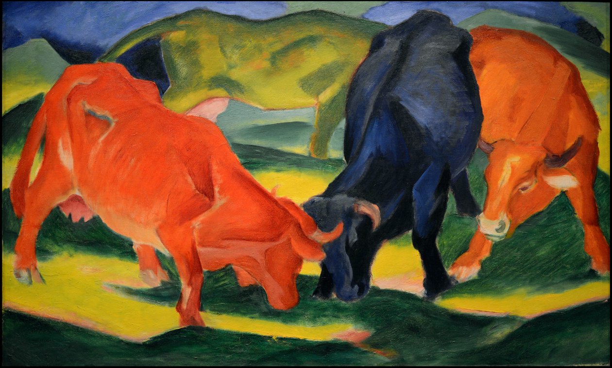 Kampkyr, 1911. av Franz Marc