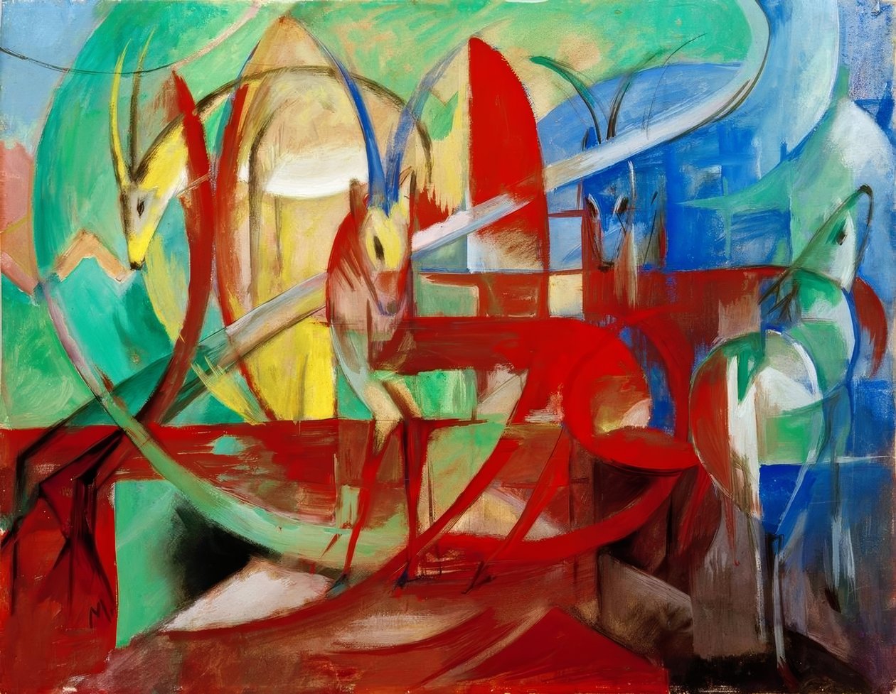 gaseller av Franz Marc