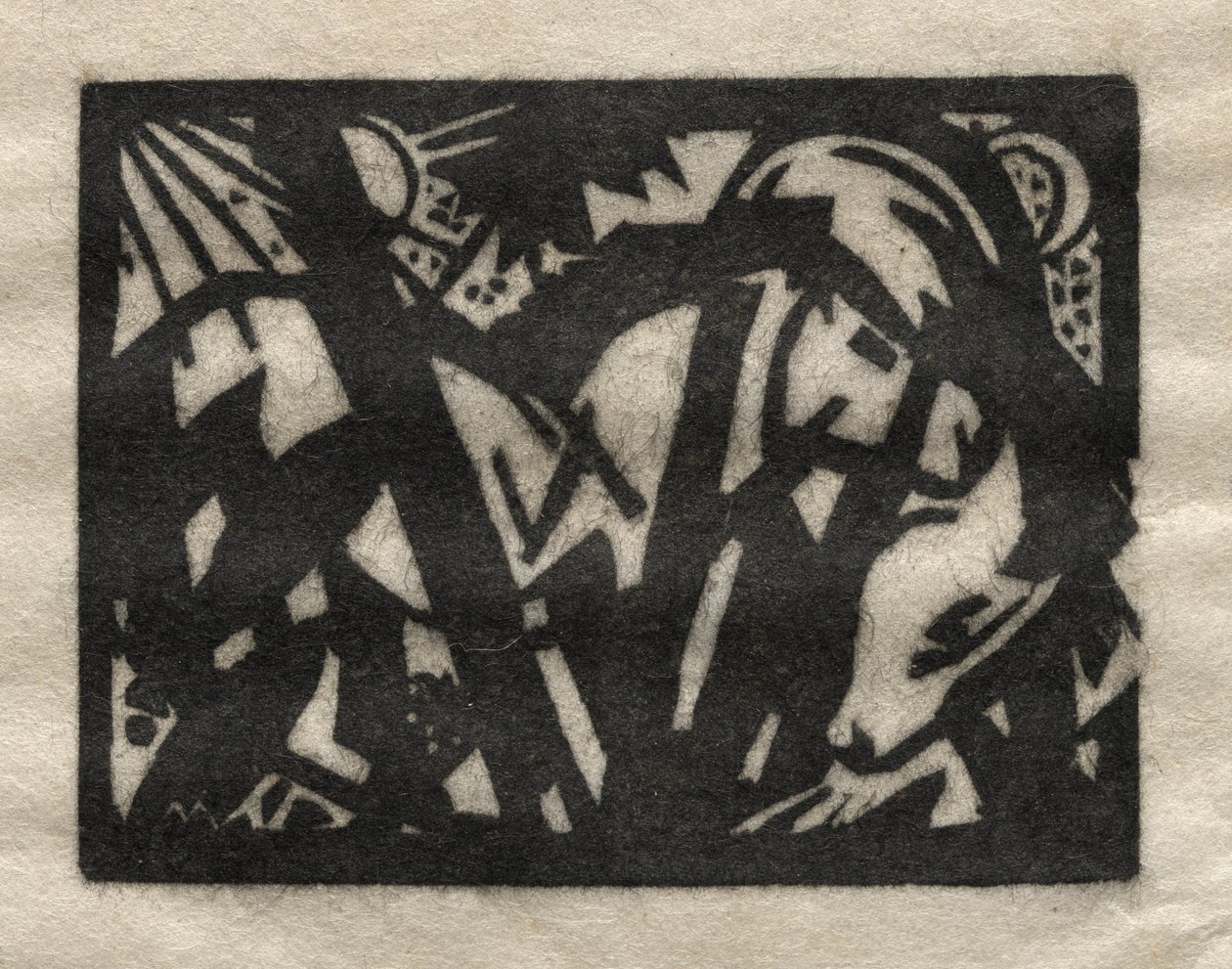 Hest av Franz Marc