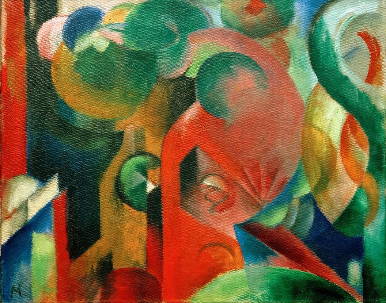 Liten komposisjon III av Franz Marc