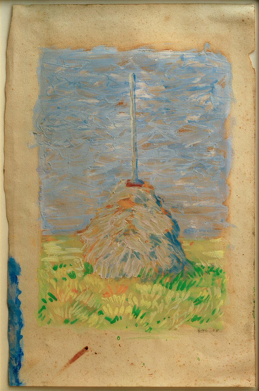 Liten sivkrok nær Brunnenbach av Franz Marc