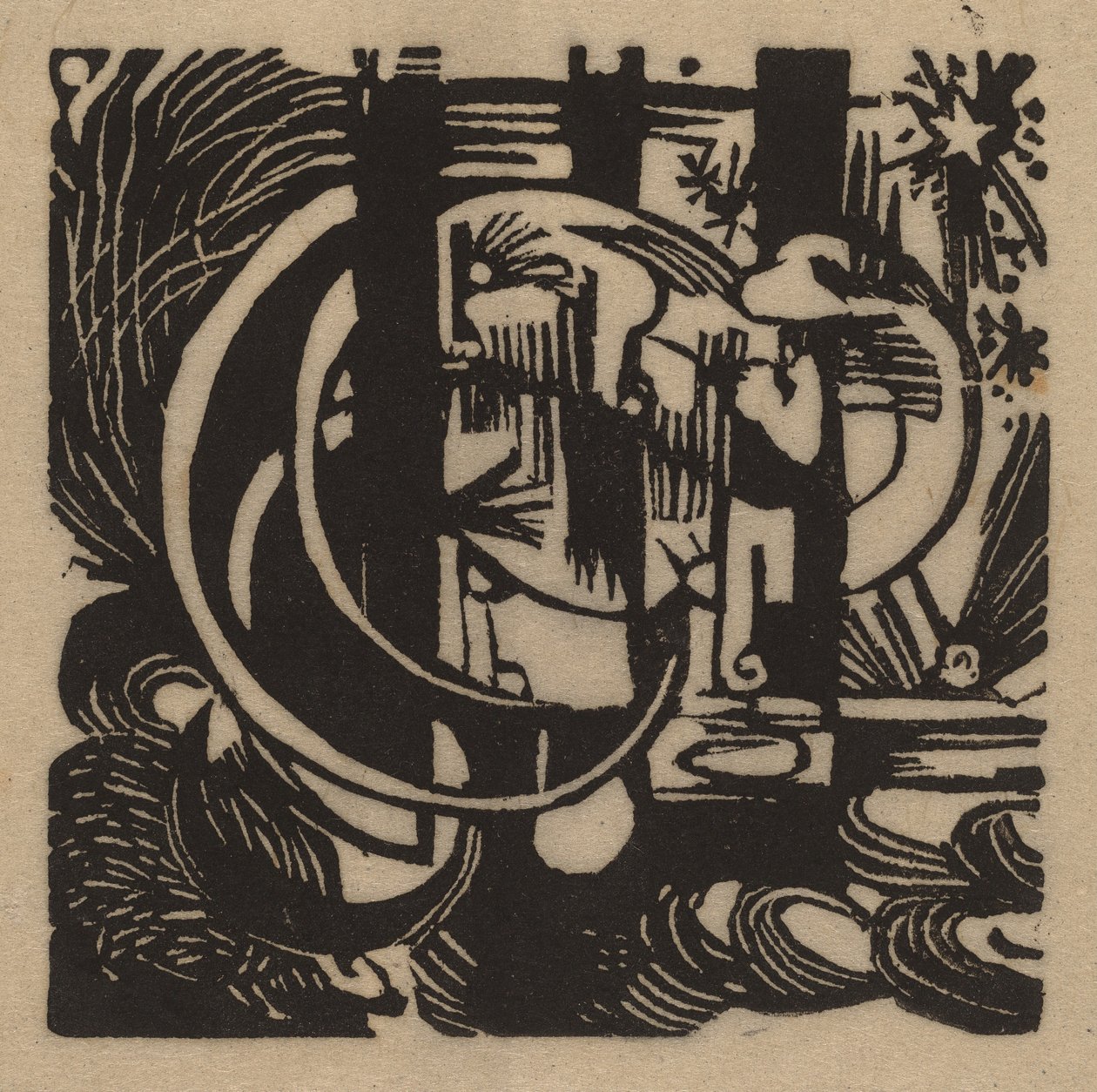 Lizards, 1912. av Franz Marc
