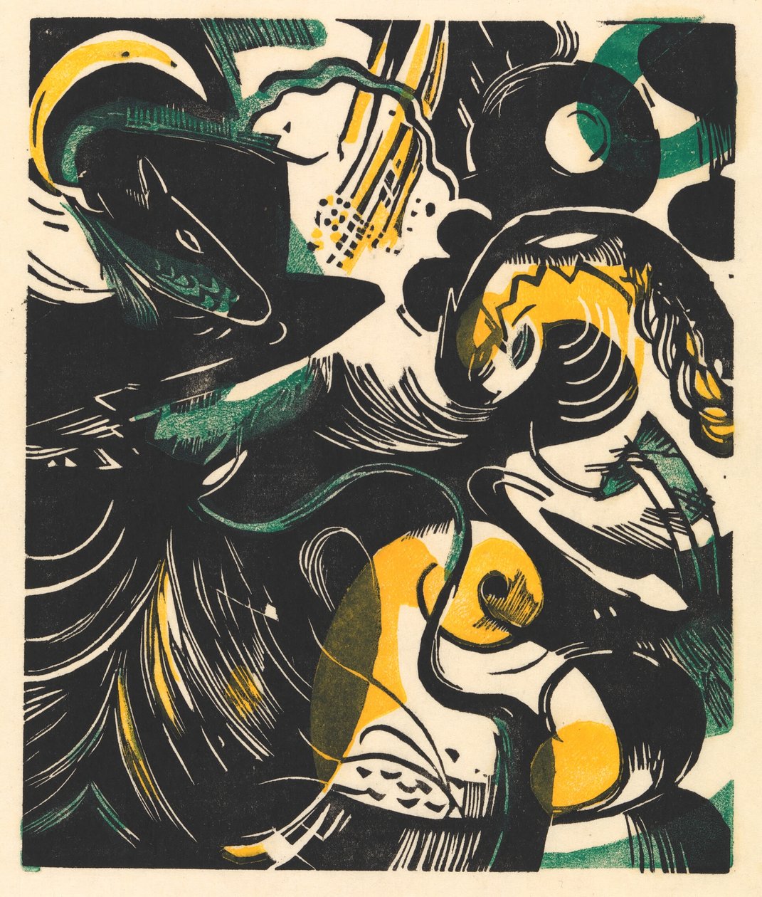 Skapelseshistorie II av Franz Marc