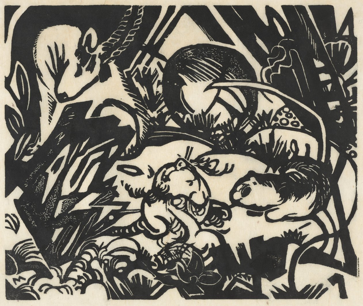 Tier Legend (Animal Legend) av Franz Marc