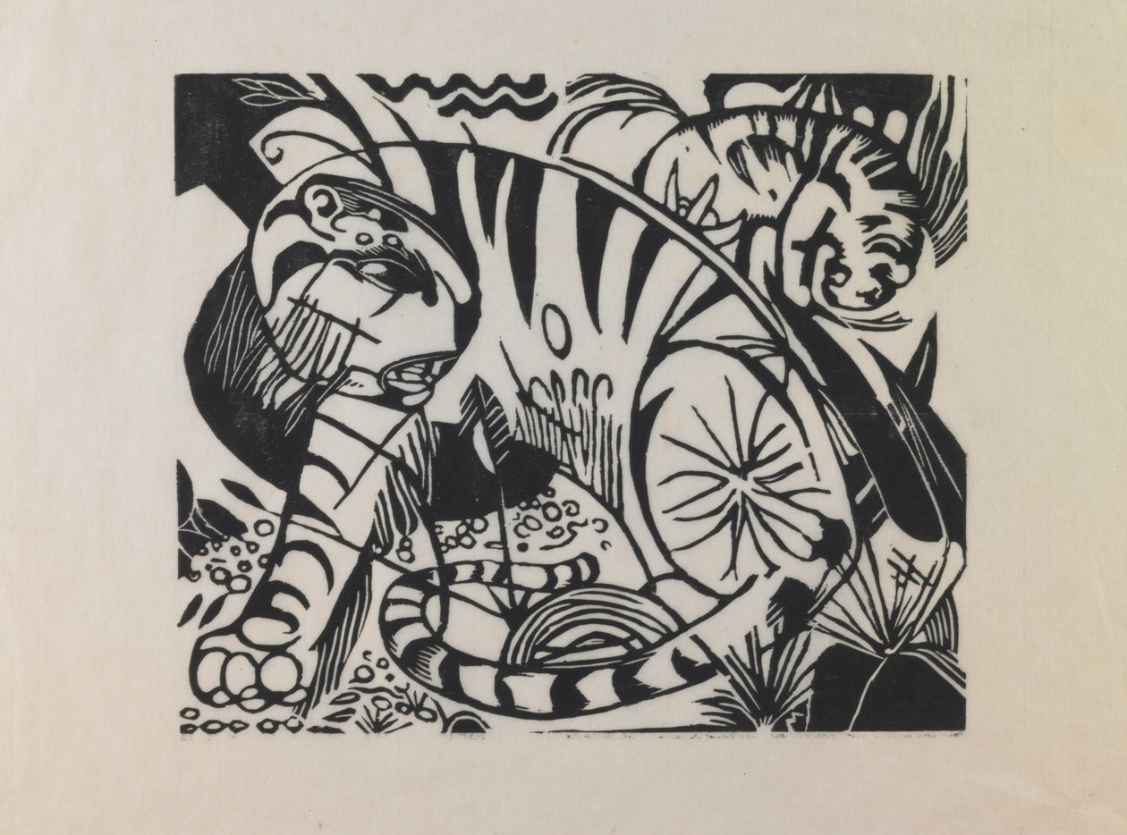 Tiger av Franz Marc
