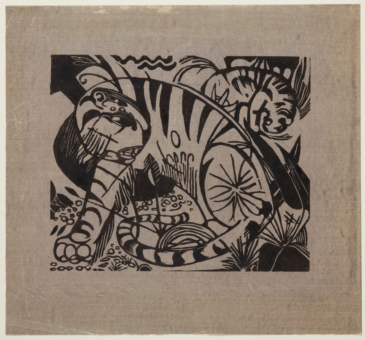Tiger av Franz Marc